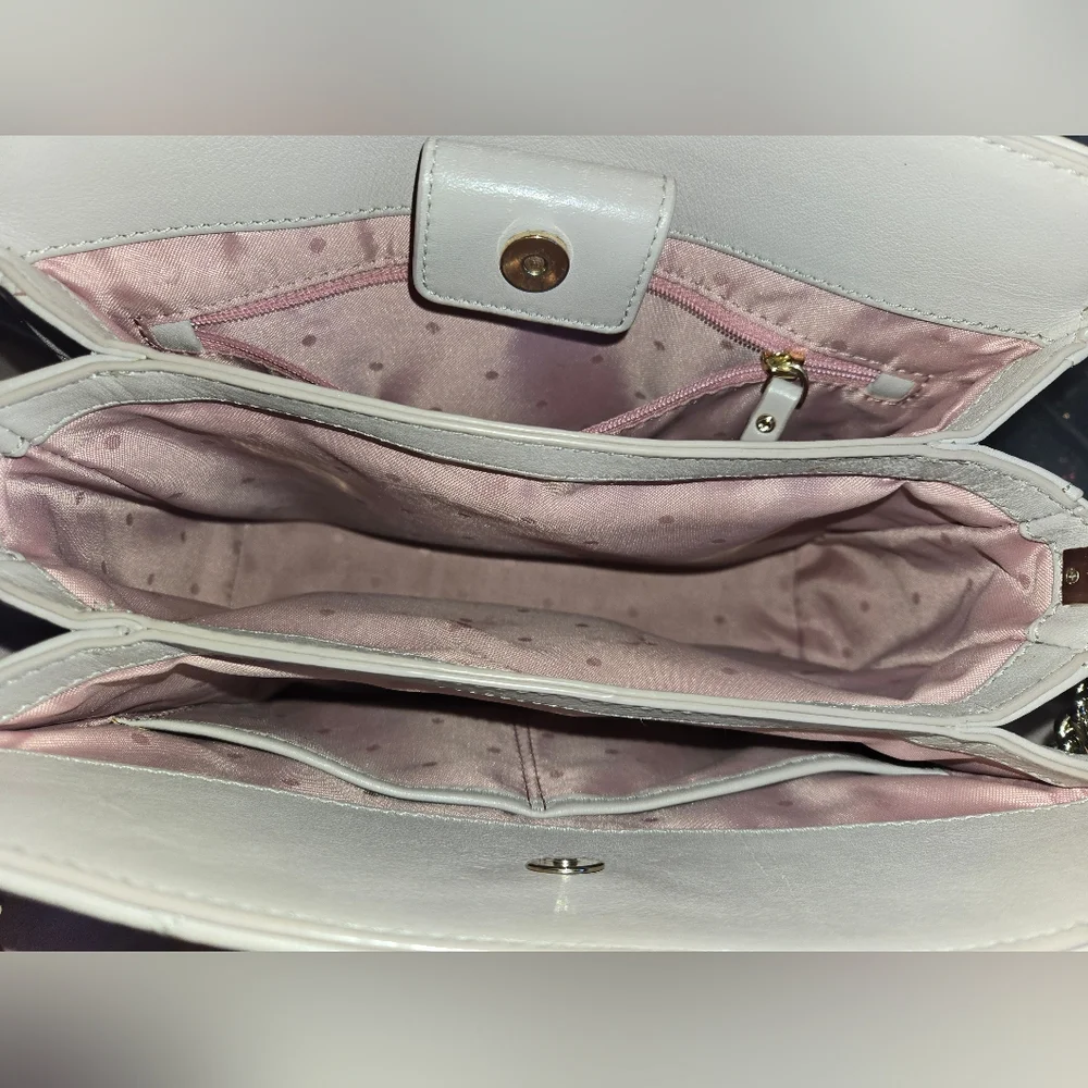 Kate Spade Emerson Caterina Nude Quilted Shoulder Bag/Crossbody In EUC - Picture 8 of 14